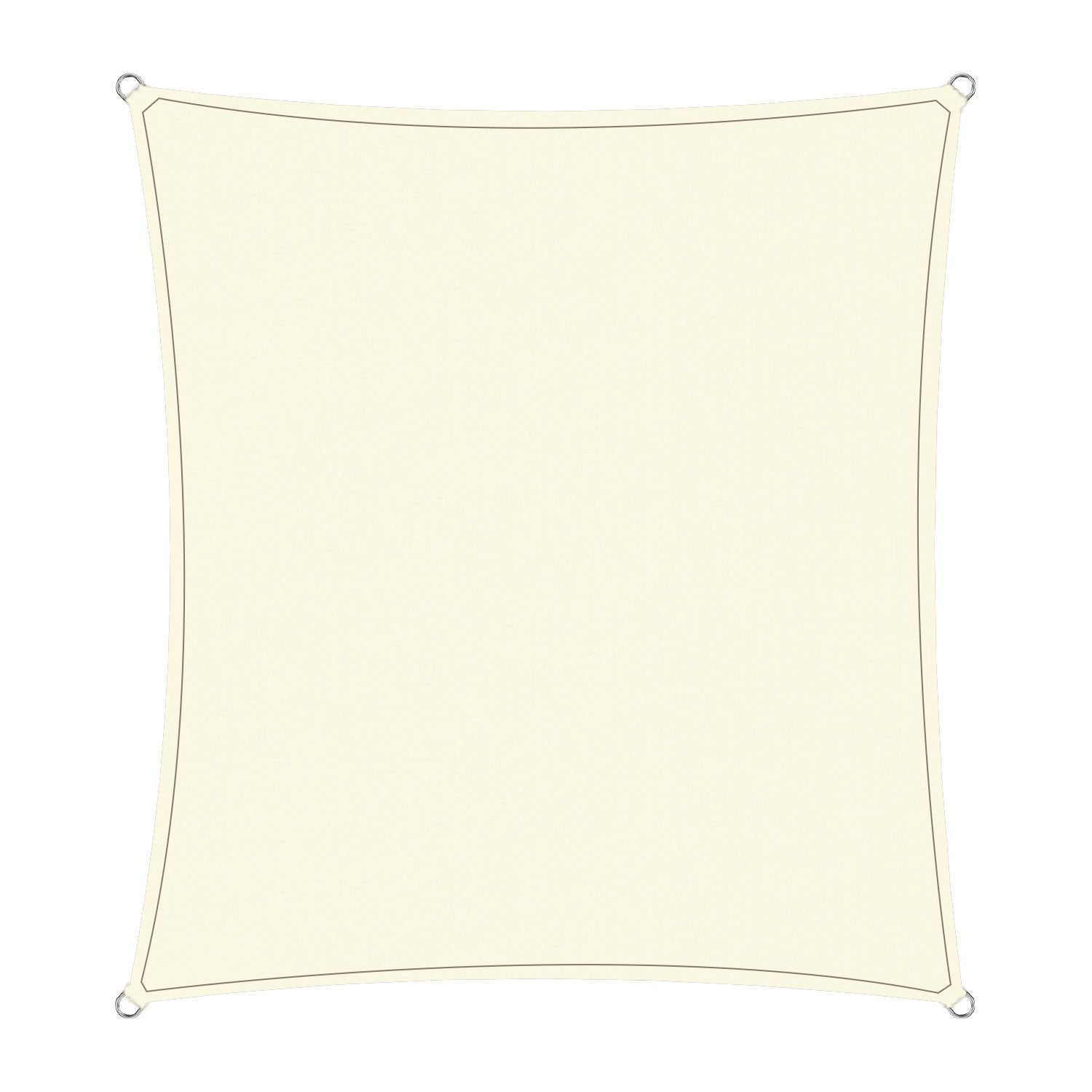 Wallaroo Waterproof Outdoor Shade Sail Canopy Sun Cloth Square 5x7M