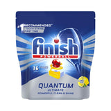 2 x Finish Powerball Quantum Ultimate Dishwasher Tablets Lemon Sparkle 36 pack