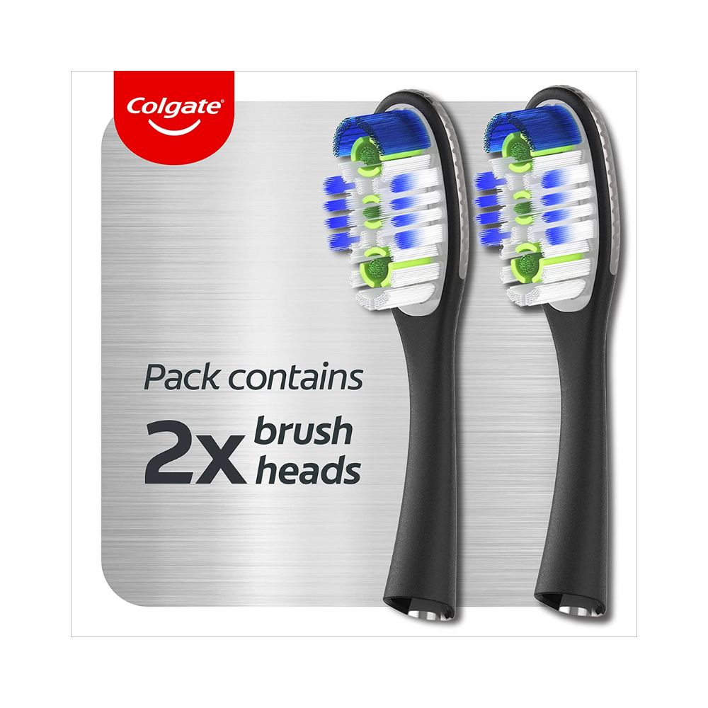 Colgate Infinity Deep Clean Replacement Toothbrush Heads - 2 Pack