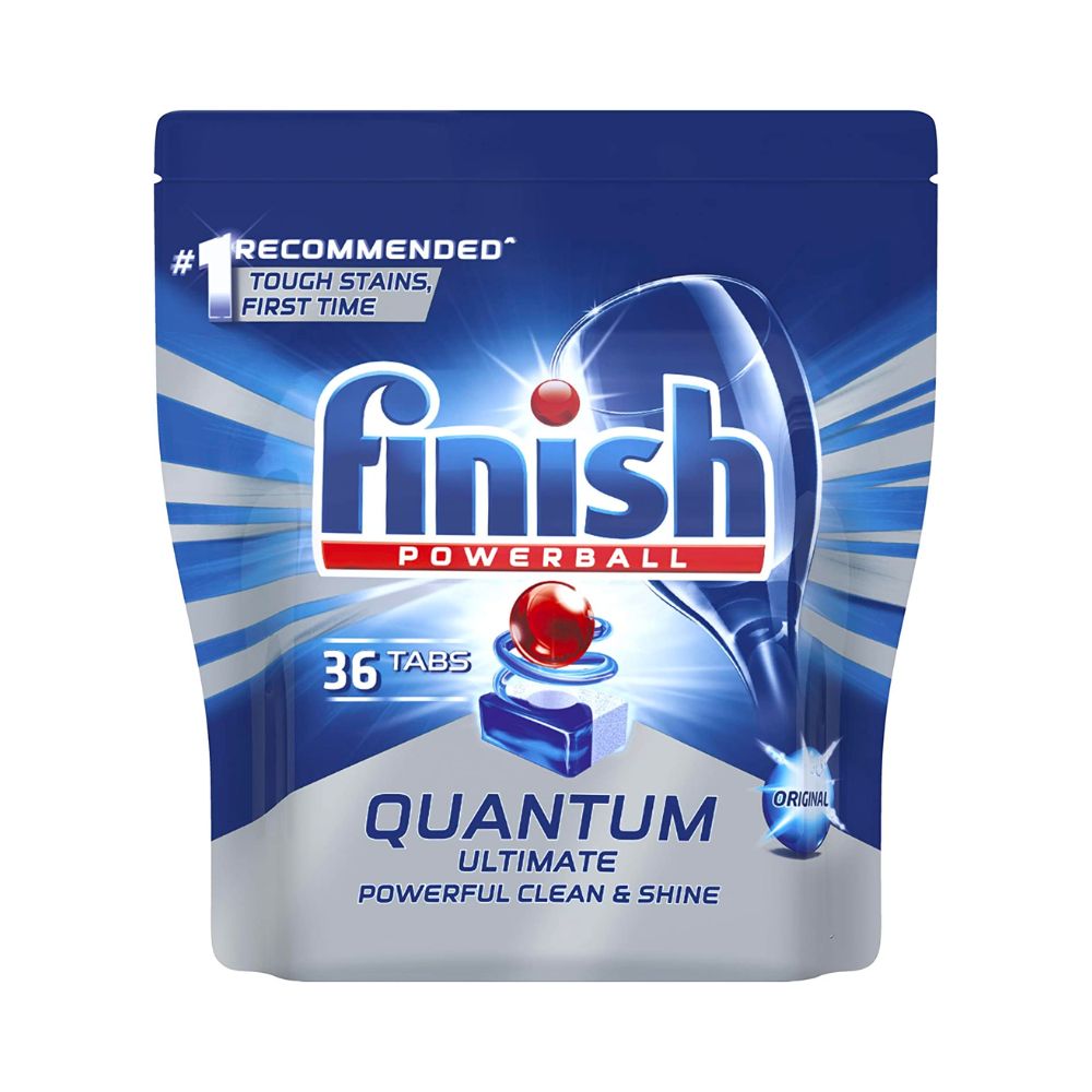 2 Pack x Finish Powerball Quantum Ultimate Dishwasher Original 36 Tablets