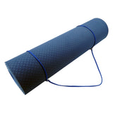 Powertrain Eco-Friendly TPE Pilates Exercise Yoga Mat 8mm - Dark Blue