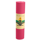 Powertrain Eco-Friendly TPE Yoga Pilates Exercise Mat 6mm - Rose Pink