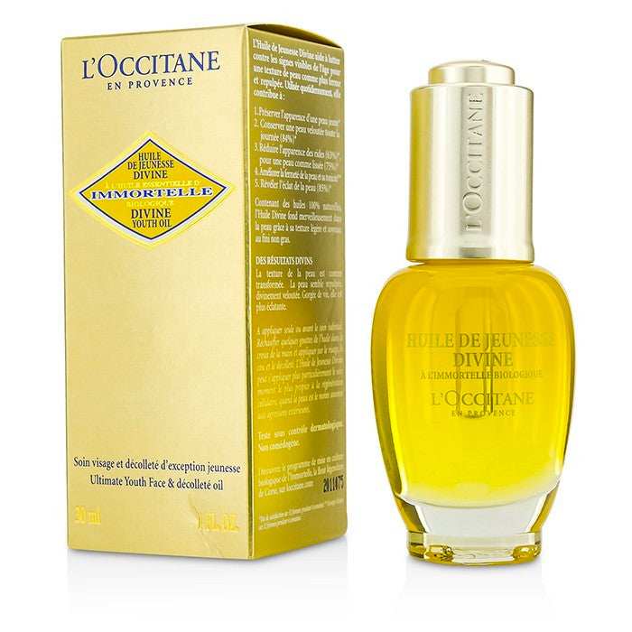 L'Occitane Immortelle Divine Youth Oil Ultimate Youth Face & Decollete Oil 30ml/1oz